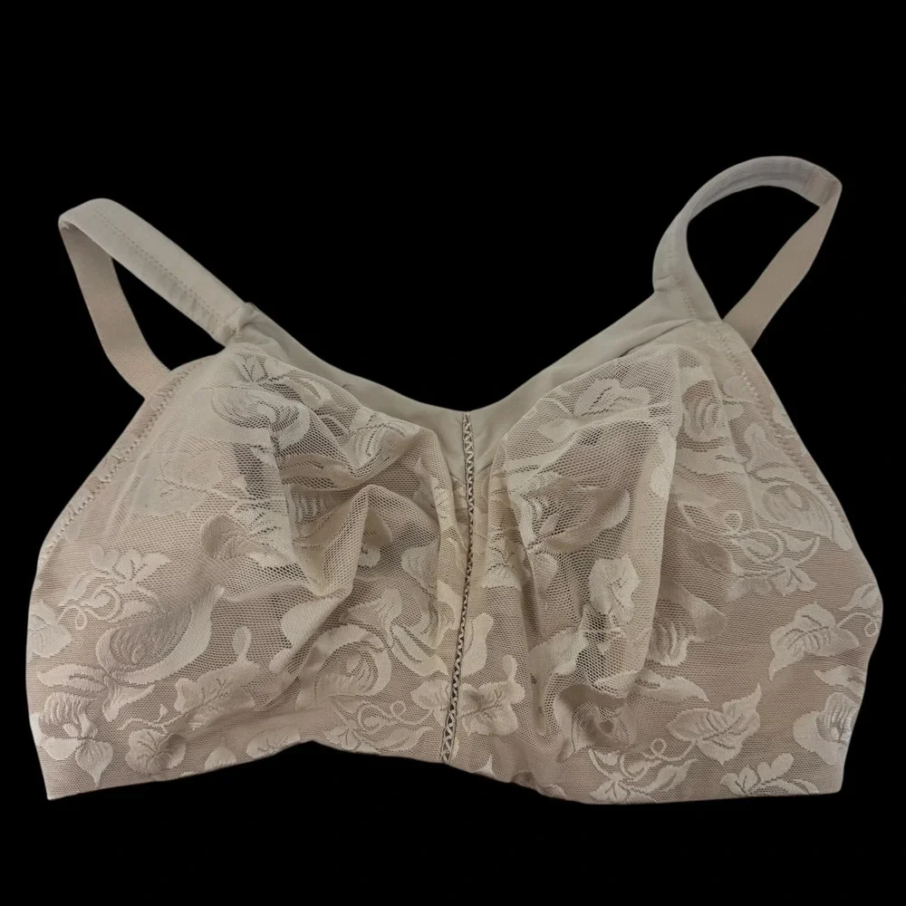 Wacoal Awareness Full Figure Underwire Bra 36DDD Sand Beige‎ Lace